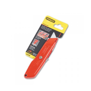 Stanley Interlock Safety Utility Knife w/
Self-Retracting Round Point Blade, Model: 10189C