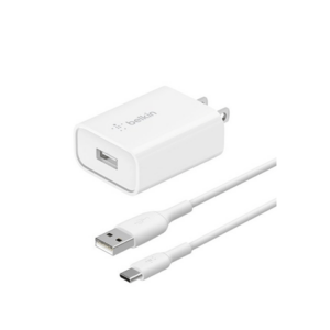 Belkin BOOST↑CHARGE USB-A Wall Charger, Model: WCA001DQWH