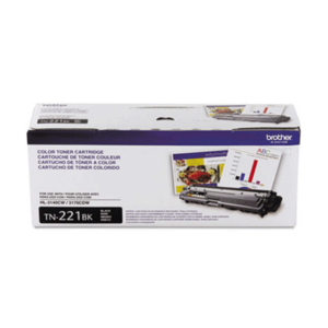 Brother TN221BK Black Toner Cartridge
TONER,STANDARD YIELD,BK
Model: TN221BK