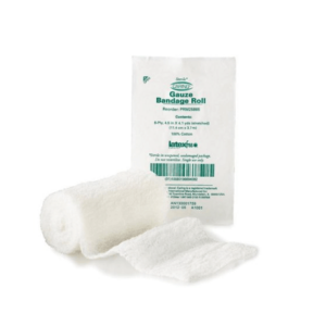 Medline Sterile Gauze Bandage
Roll (PRM25865)
6 Ply – 4.50″ x 12.30 ft – 100/Box – White
Model: PRM25865