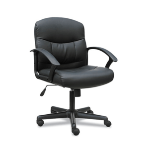 3-Oh-Three Mid-Back Executive Leather Chair,
Supports Up To 250 Lbs., Black Seat/Black Back,
Black Base
Item #: BSXVST303