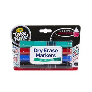 Take Note 4Ct Dry Erase Marker
Item #: BIN586543