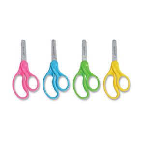 For Kids Scissors, Blunt Tip, 5″ Long, 1.75″ Cut Length, Randomly Assorted Straight Handles Item #: ACM13130